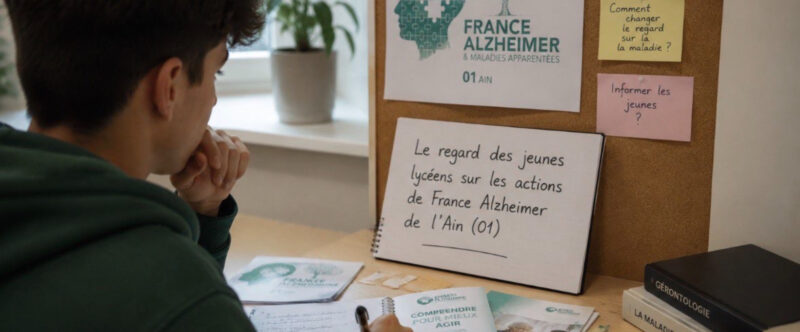 Le regard des lycéens sur les actions de France Alzheimer de l&rsquo;Ain
