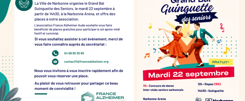 BAL GUINGUETTE NARBONNE ARENA 22 SEPTEMBRE 2026