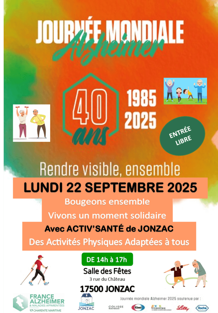 40ème Journée mondiale Alzheimer - Jonzac