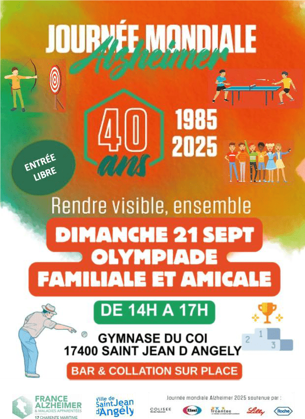 40ème journée mondiale Alzheimer St jean d'Angély