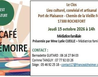 Café mémoire Jarnac Champagne 19/10/2026