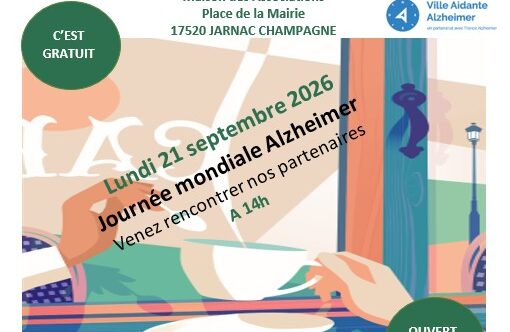 Café Mémoire Jarnac-Champagne 21 septembre 2026