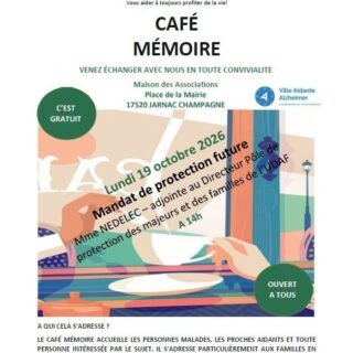 Café mémoire Rochefort 15/10/2026