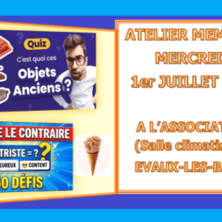 ATELIERS « MOBILISATION COGNITIVE » : A MI-PARCOURS !