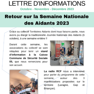Lettre d&rsquo;informations juin 2023