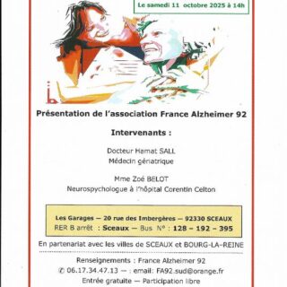 Conférence le 10 octobre 2026 à sceaux