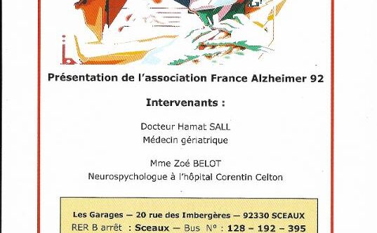Conférence le 11 octobre 2025 à Sceaux