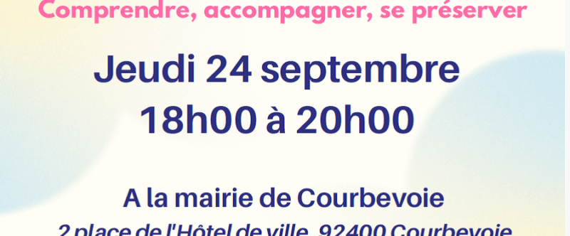 Conference sur le deuil blanc courbevoie le jeudi 24 septembre 2026