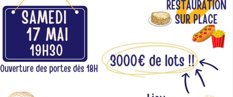 Loto du CCAS de Hieres sur Amby au profit de notre association
