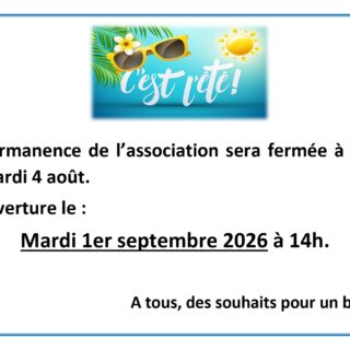 Séjour vacances répit départemental : septembre 2026