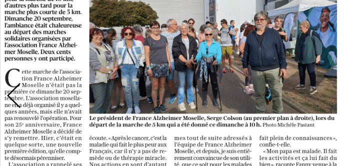Marchons courons pour Alzheimer
