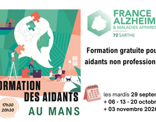 France Alzheimer Sarthe, avec vous sur tous les terrains