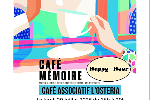 Café Mémoire Happy Hour à l&rsquo;Osteria à Rosny sous bois