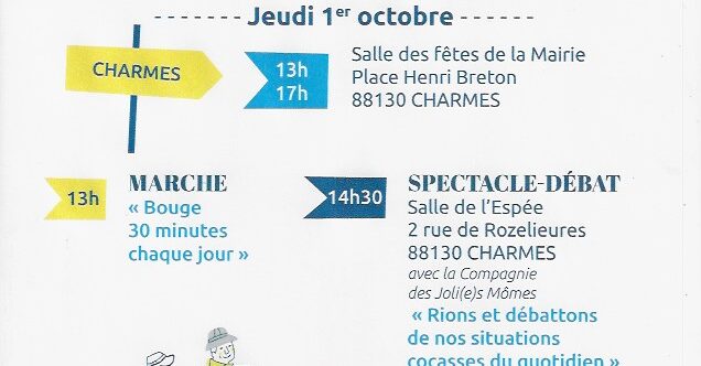 Forum « Bien Vieillir » CHARMES