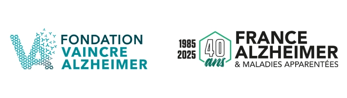 Logos France alzheimer et Vaincre Alzheimer